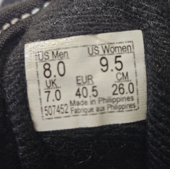 Vans Old Skool Black and White Sneakers, Size 9½ - Picture 8 of 9